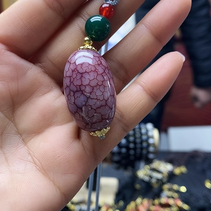 玛瑙/玉髓合金颈饰