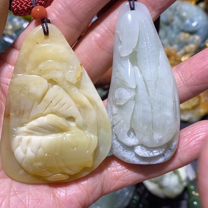 岫玉岫玉吊坠未镶嵌