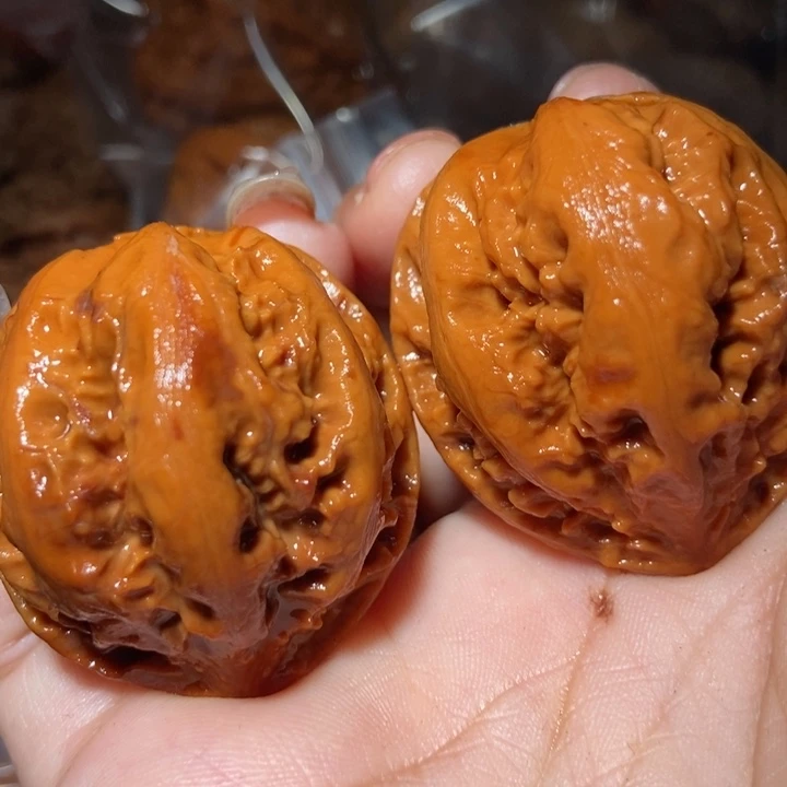 把件文玩核桃东北楸子小雪18瑕疵