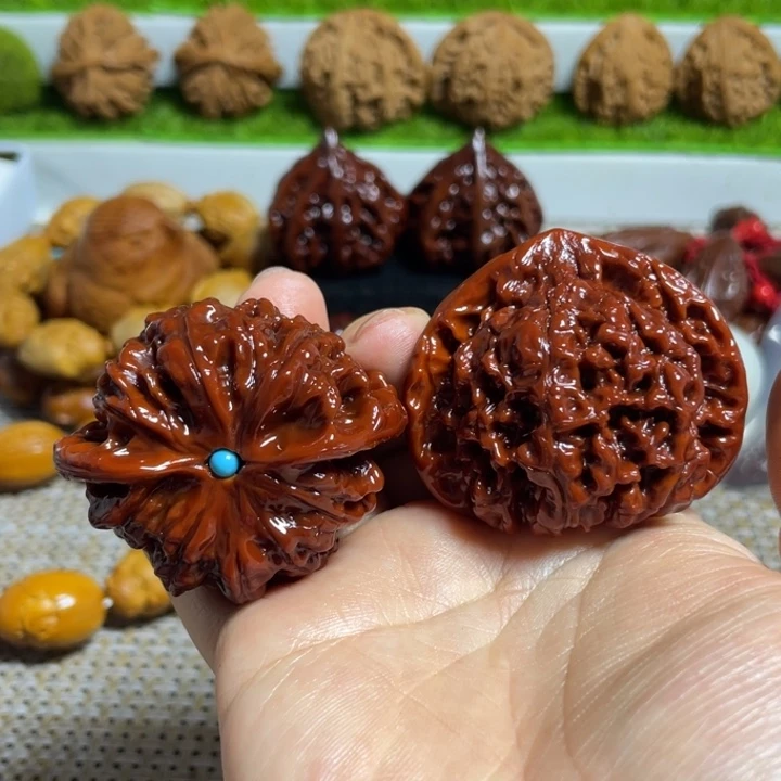 把件文玩核桃49官帽