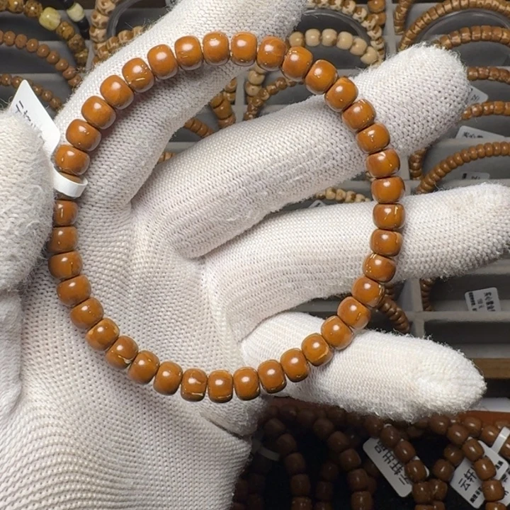 手串紫金鼠鼠尖纯肉纯色小老型6.8尺暴力归圆