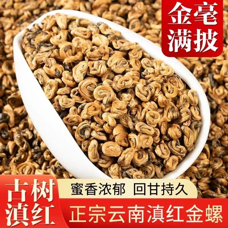 云南滇红金螺（小蜜螺）凤庆古树红茶