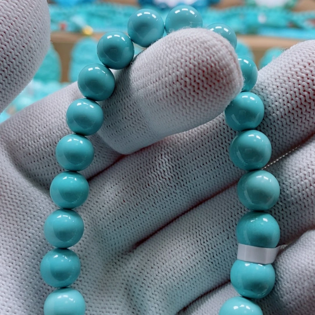 绿松石珠宝奇石未镶嵌央***觉