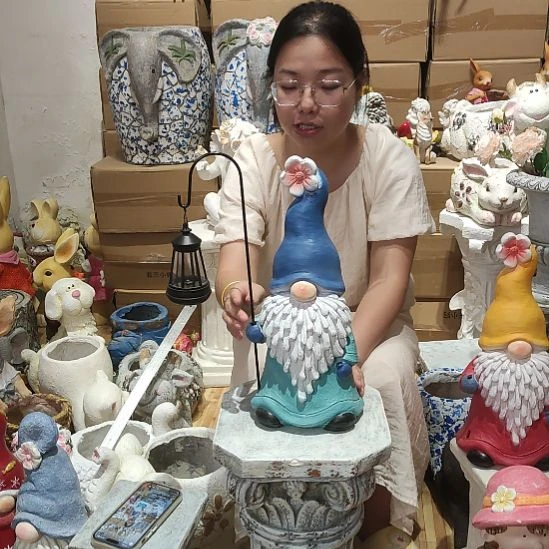 合成树脂树脂蓝色甘道夫带灯