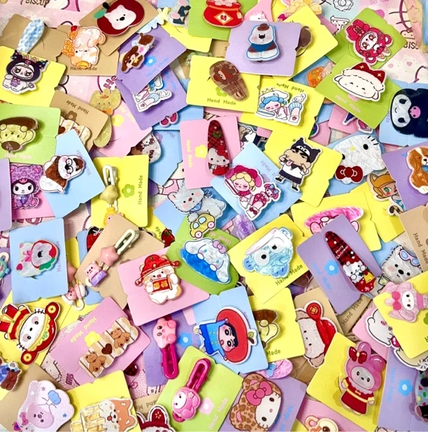 【发夹自选系列】可爱卡通少女甜美可爱ins亚克力发夹