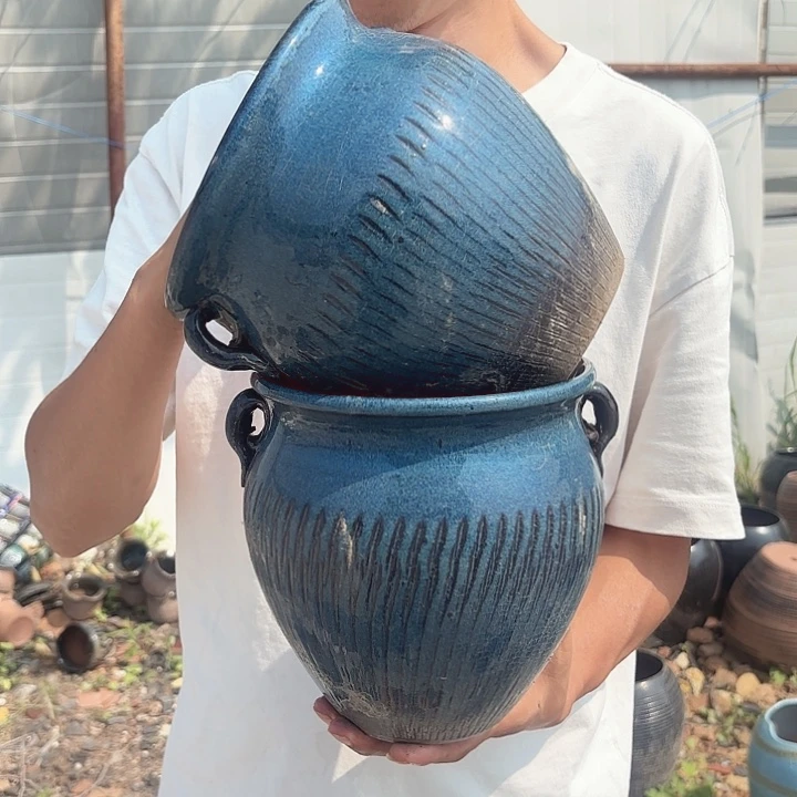 蓝耳两个口径19高度19