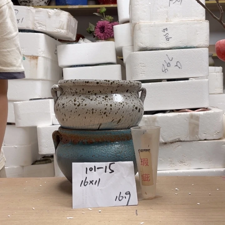 粗陶多肉花盆微瑕15