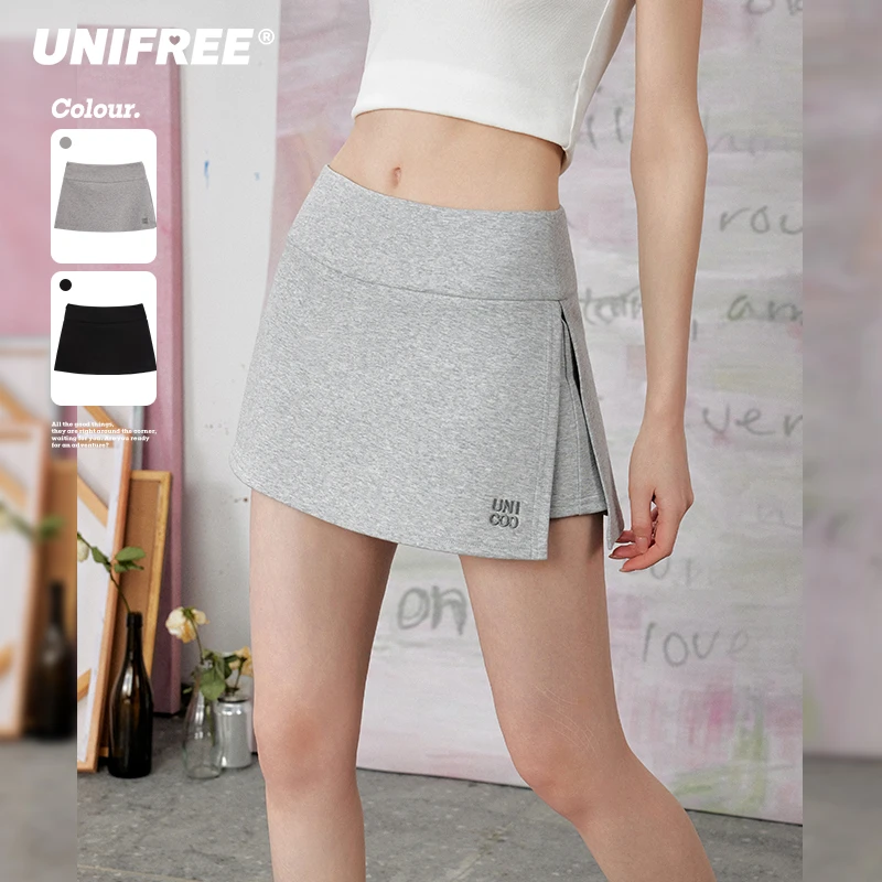【25年春】运动u系半身裙美式复古小个子包臀设计感短裙