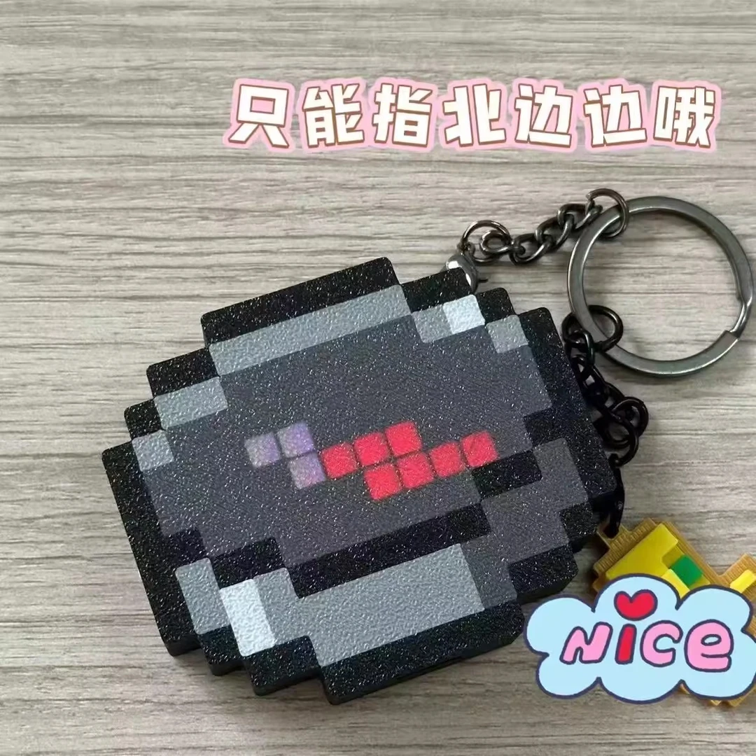 我的世界同款指南针挂件像素风mc游戏周边罗盘可动指方向个性指针