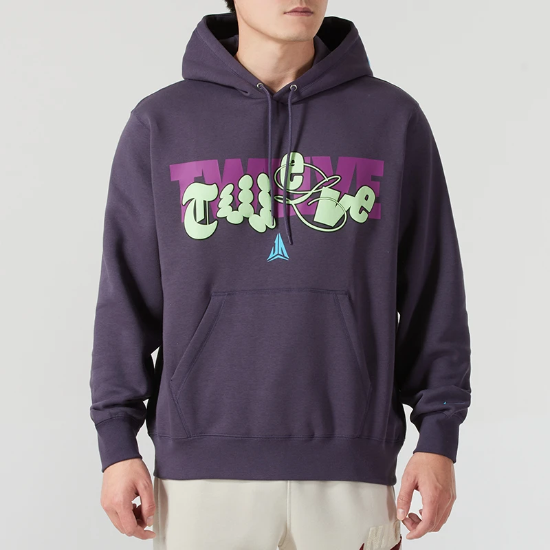 NIKE耐克正品连帽卫衣男女情侣套头衫2025秋季加绒运动宽松印花T