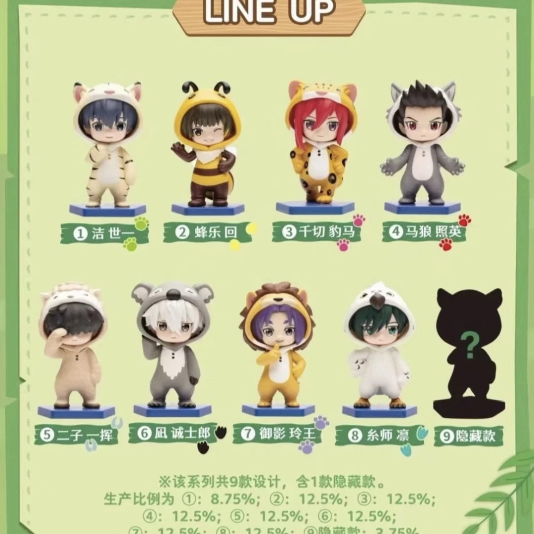蓝色监狱 森林玩偶服系列 手办 万代正版盲盒【正品保障】