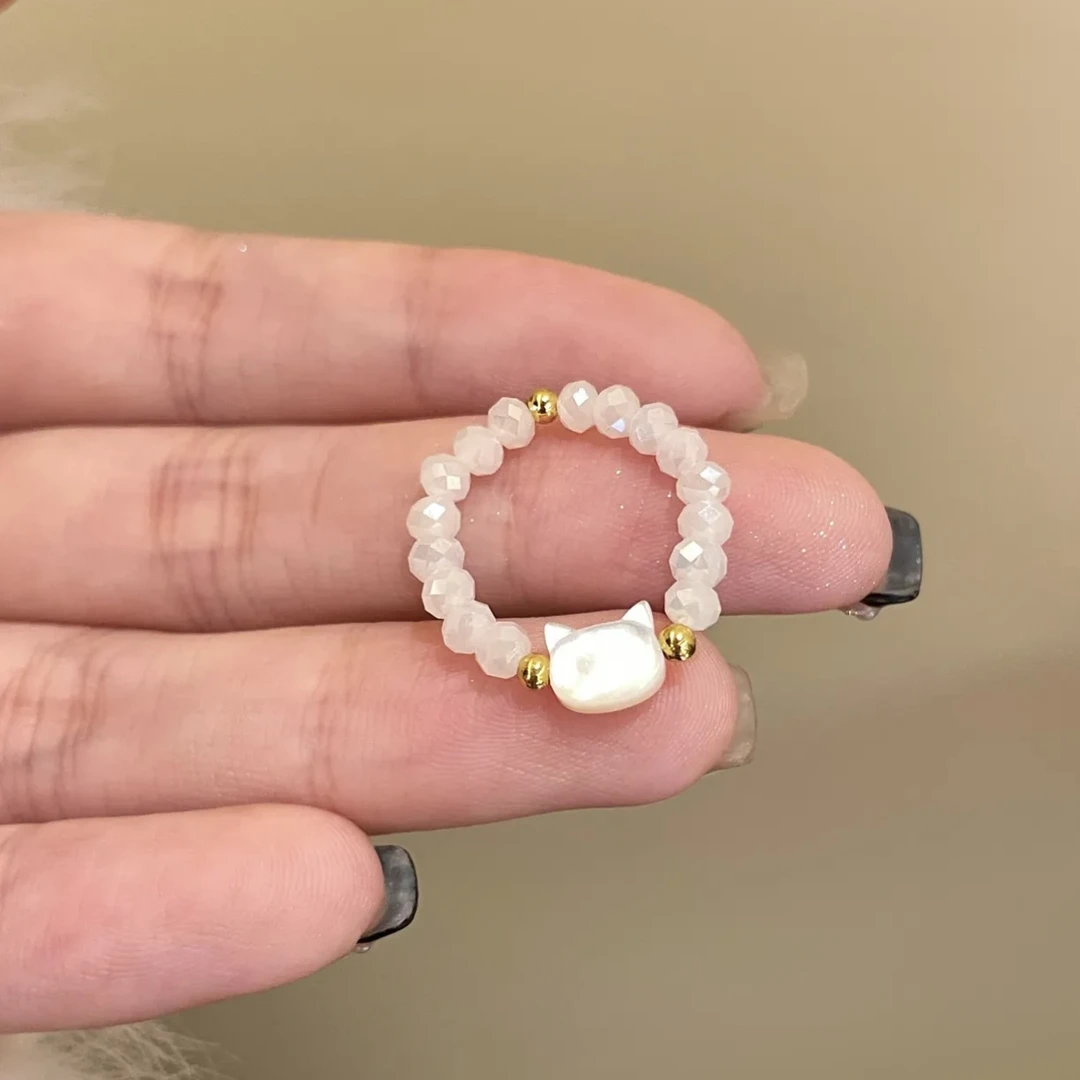 【贝壳猫咪】可调节戒指CHANGE X 设计师款高定GP819