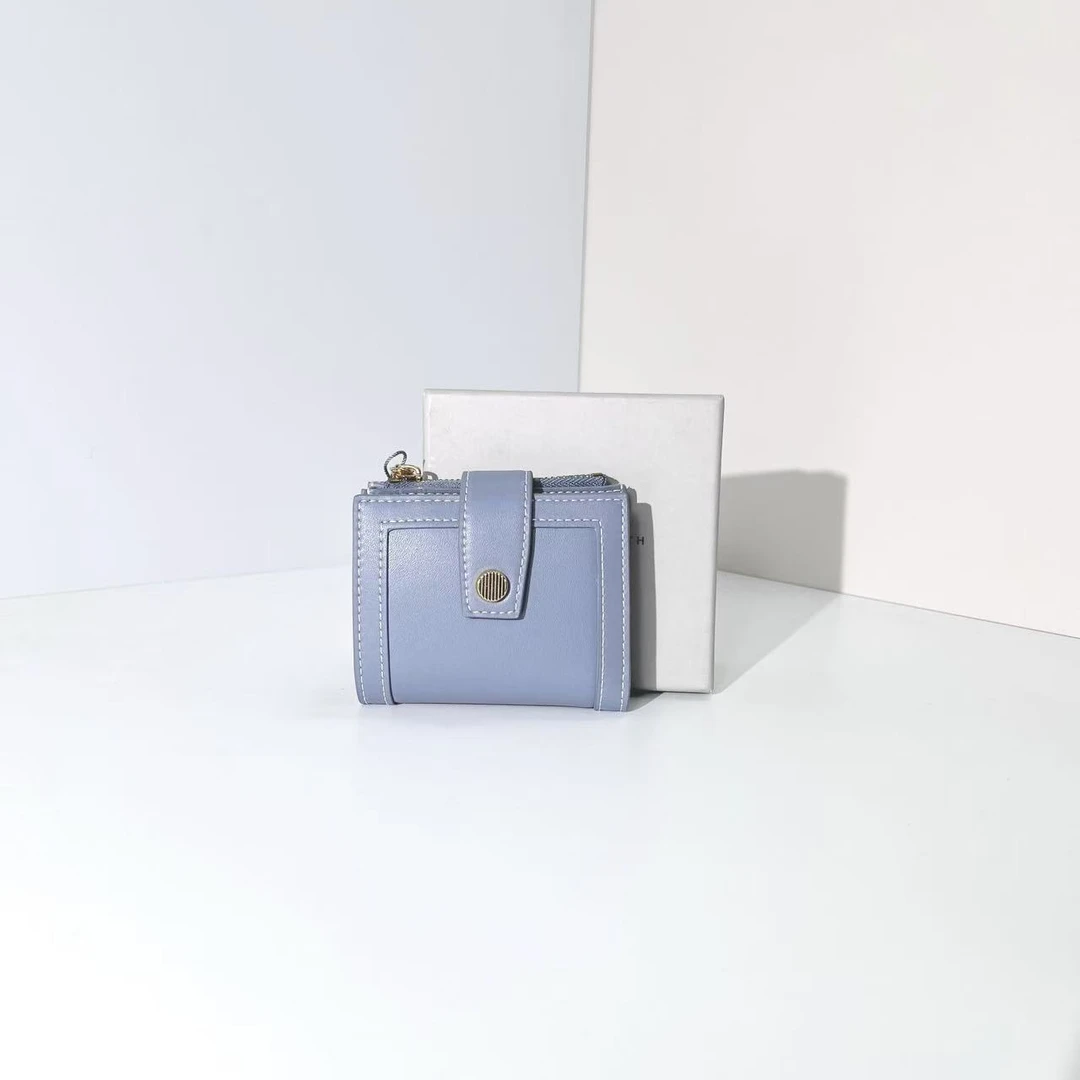 11200018牛仔蓝色XXS女士多功能钱包卡包-杨灬