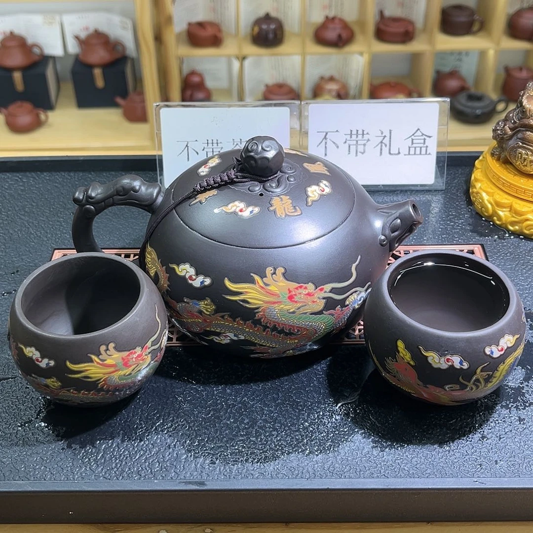 紫砂一500ml一壶六杯六杯