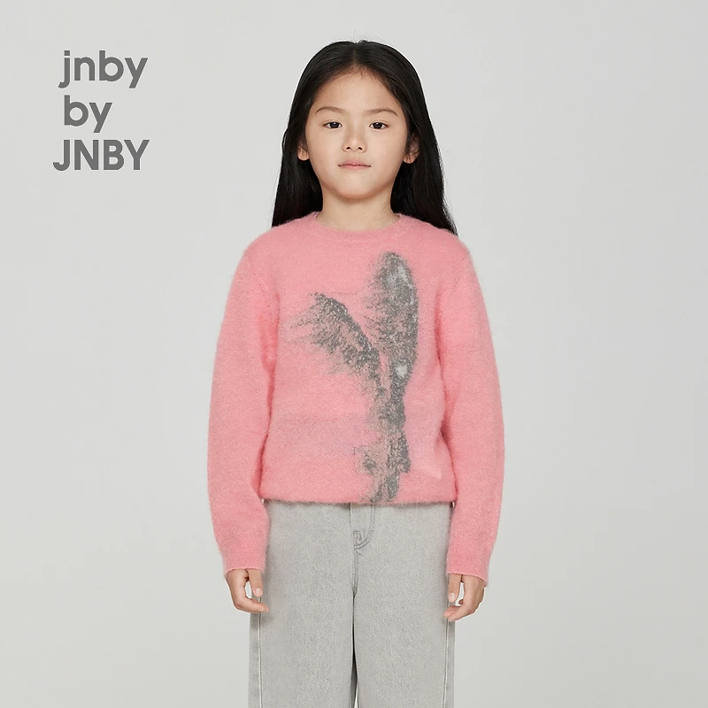 江南布衣儿童秋毛衫套头长袖男女童1N9312670