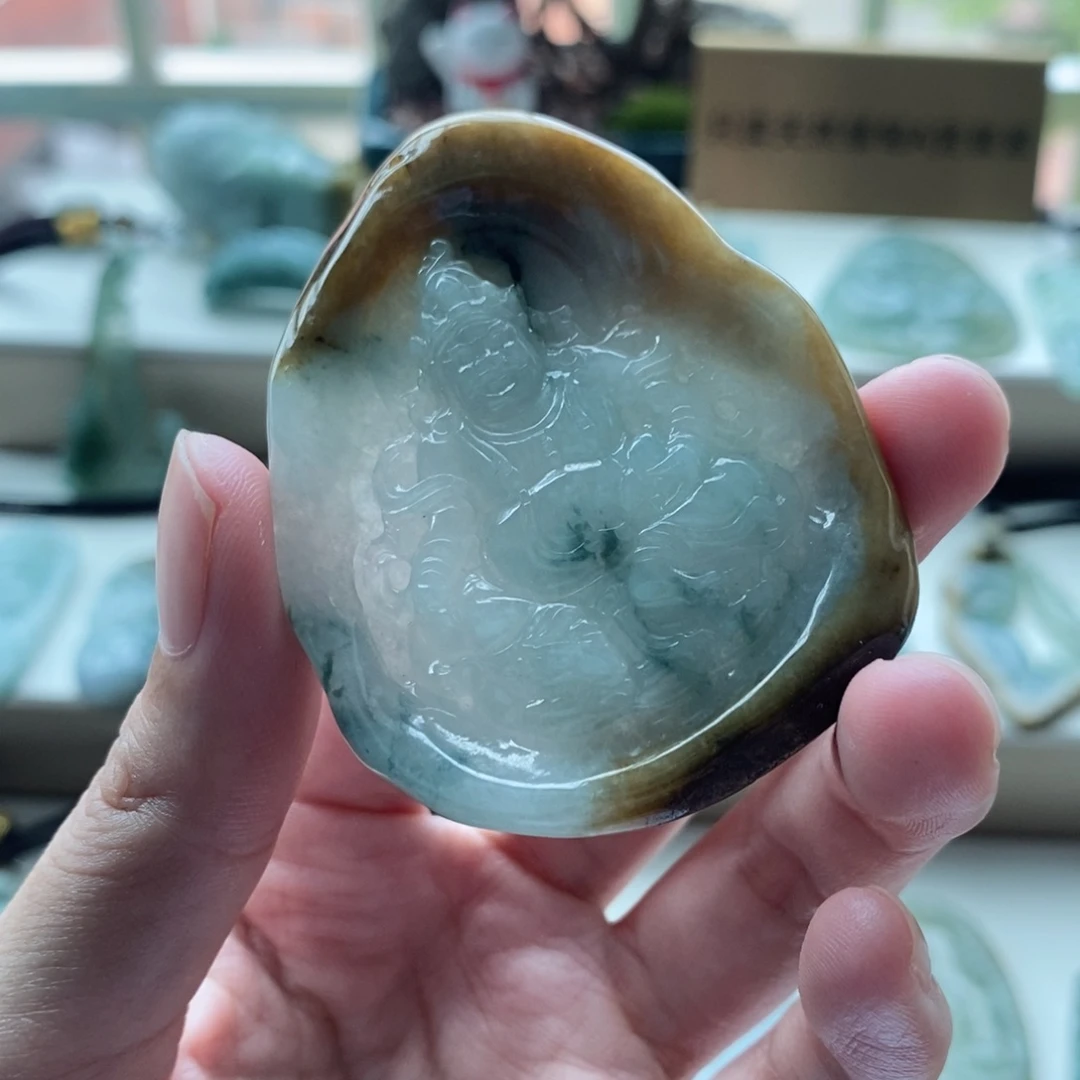 【闪购商品】颈饰未镶嵌翡翠天然缅甸A货翡翠