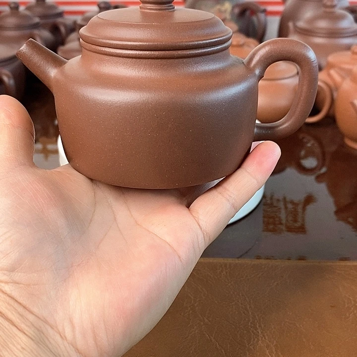 V****紫砂茶壶老紫泥德钟190cc