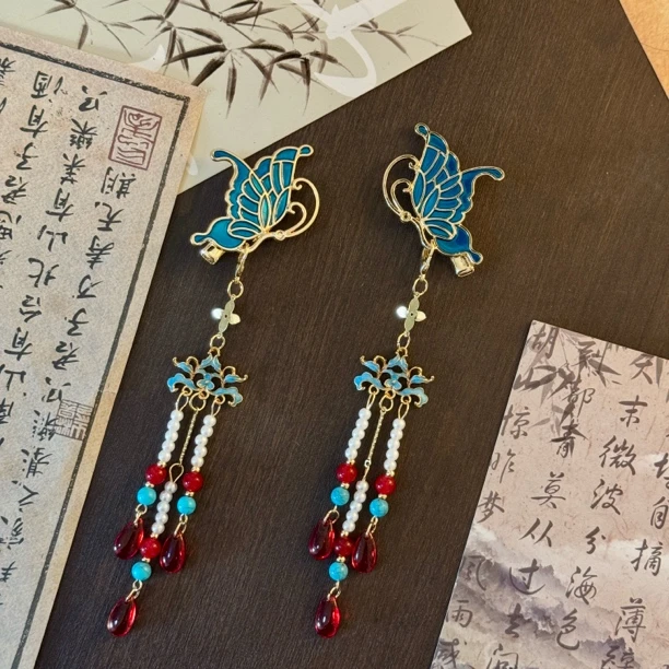 【惊蝶】古风汉服配饰