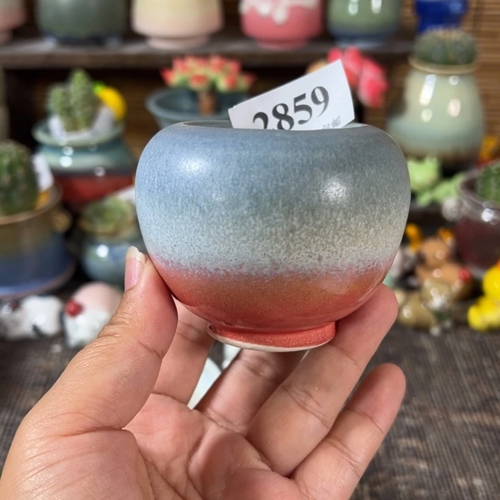 口4 手工花盆满30包邮