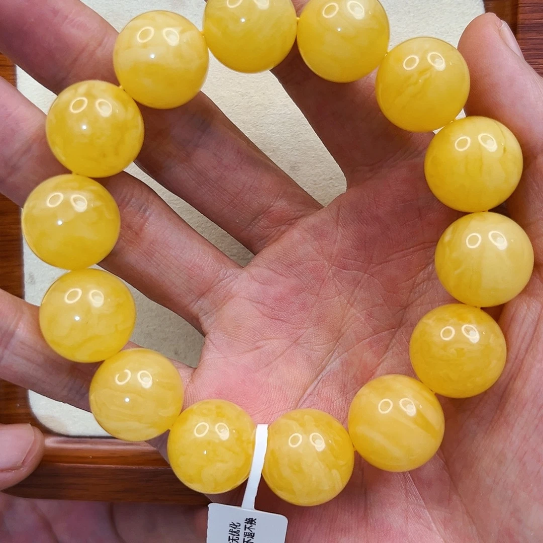 手链琥珀未镶嵌16.9mm手串