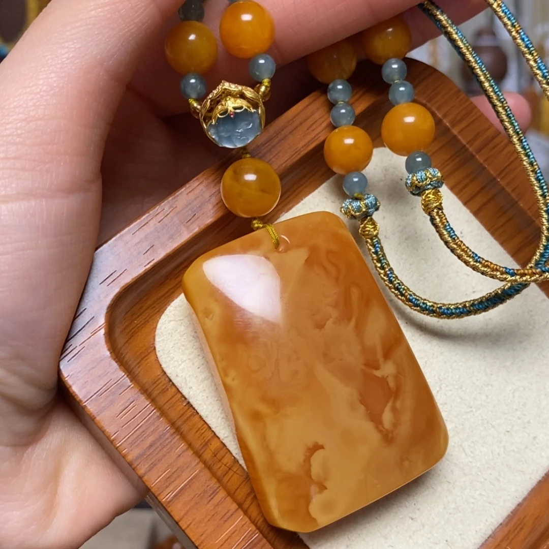 【闪购商品】蜜蜡颈饰未镶嵌项链