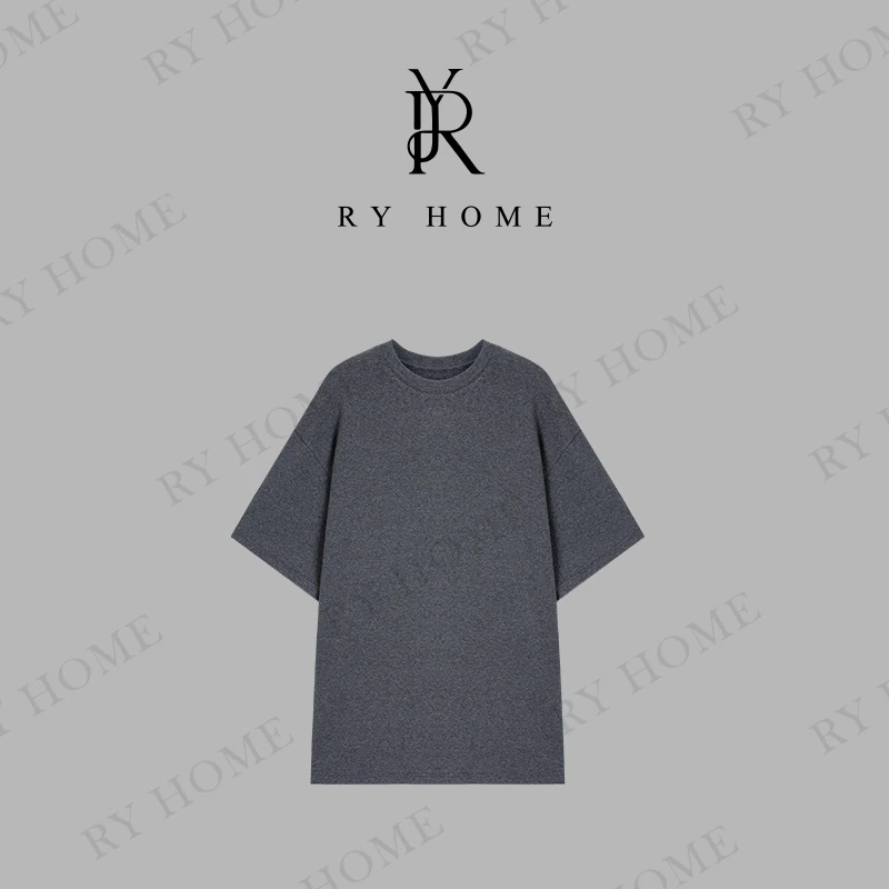 【容雨RYHOME】休闲百搭宽松大版短袖T恤253T2143