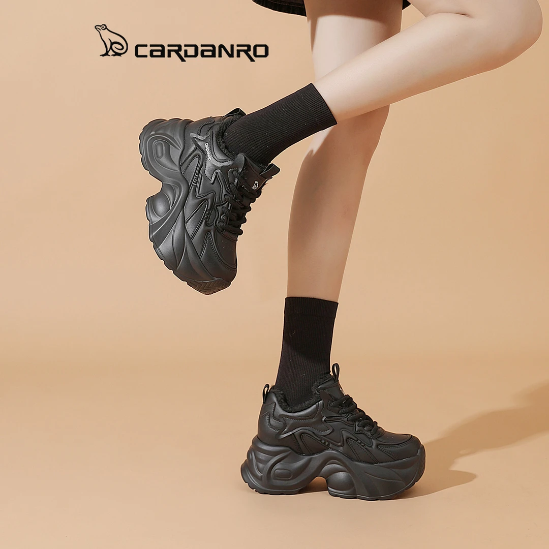 卡丹路老爹鞋女款2025爆款专柜正品秋冬款厚底增高潮款运动鞋