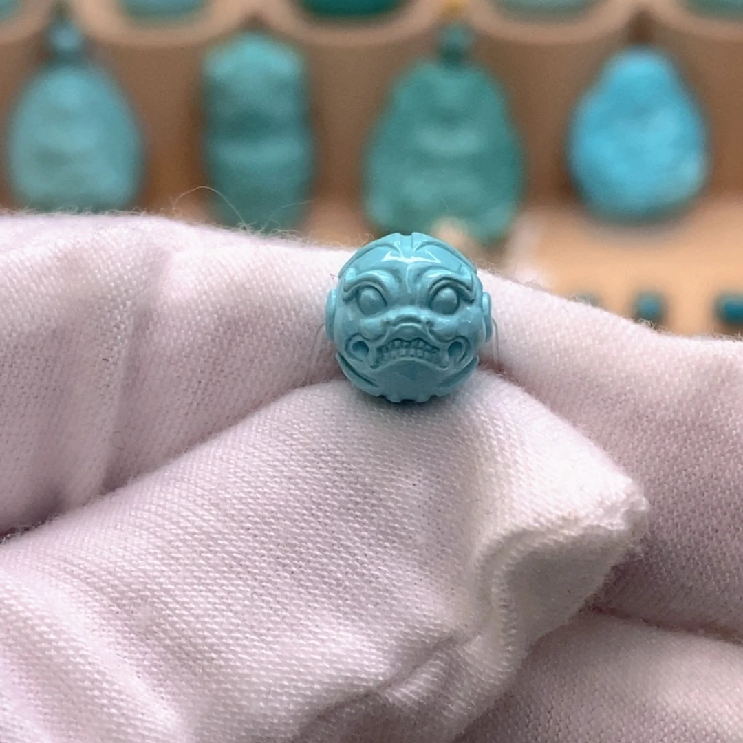 绿松石未镶嵌珠宝奇石9.3mm