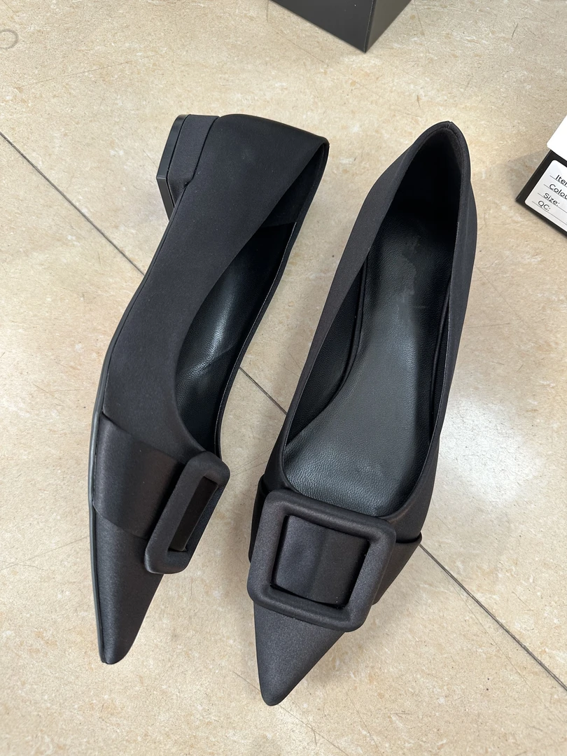 秋季通用尖头常规套筒细跟高跟鞋浅口女士休闲软底