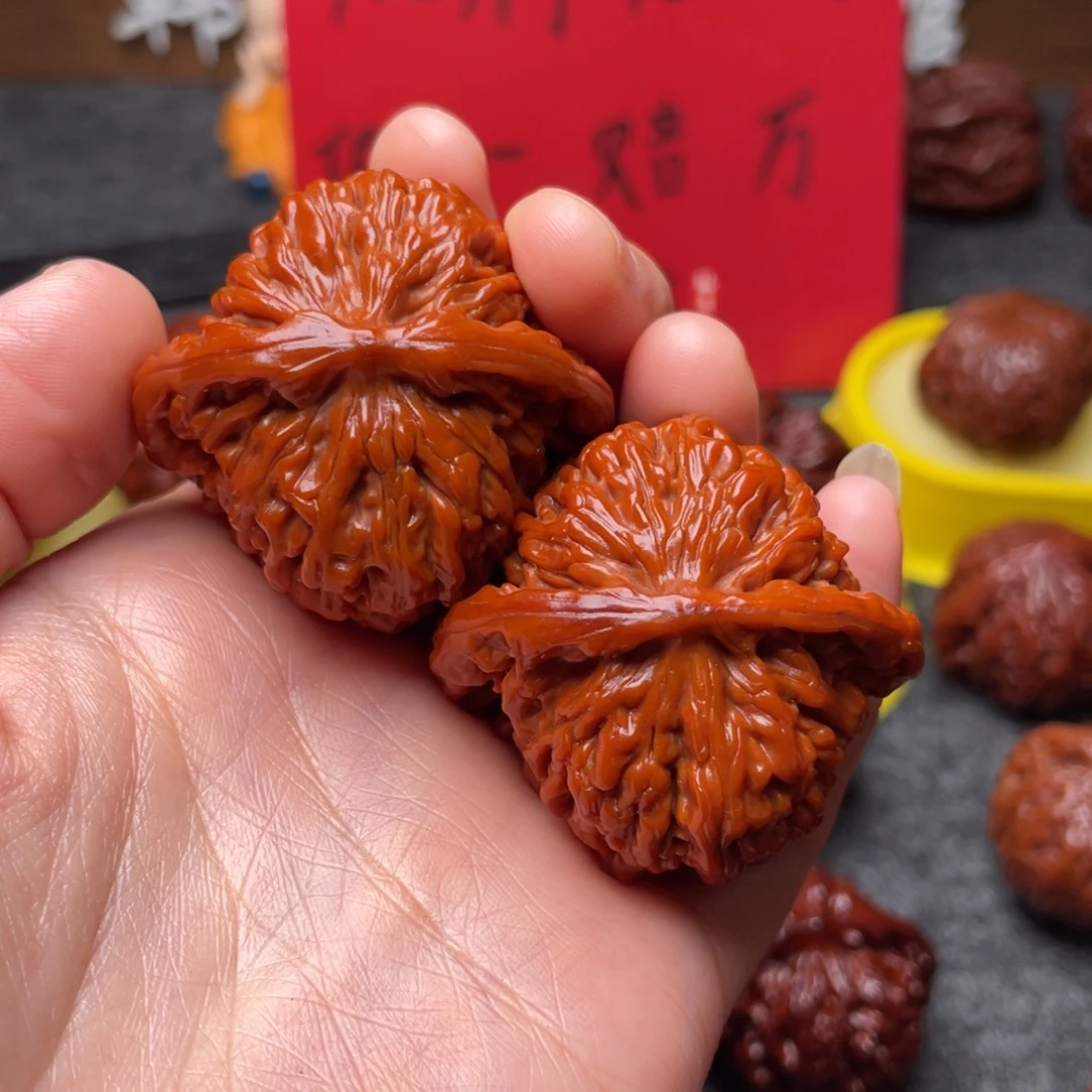 文玩核桃吊坠文玩核桃 手把件 四座楼 44