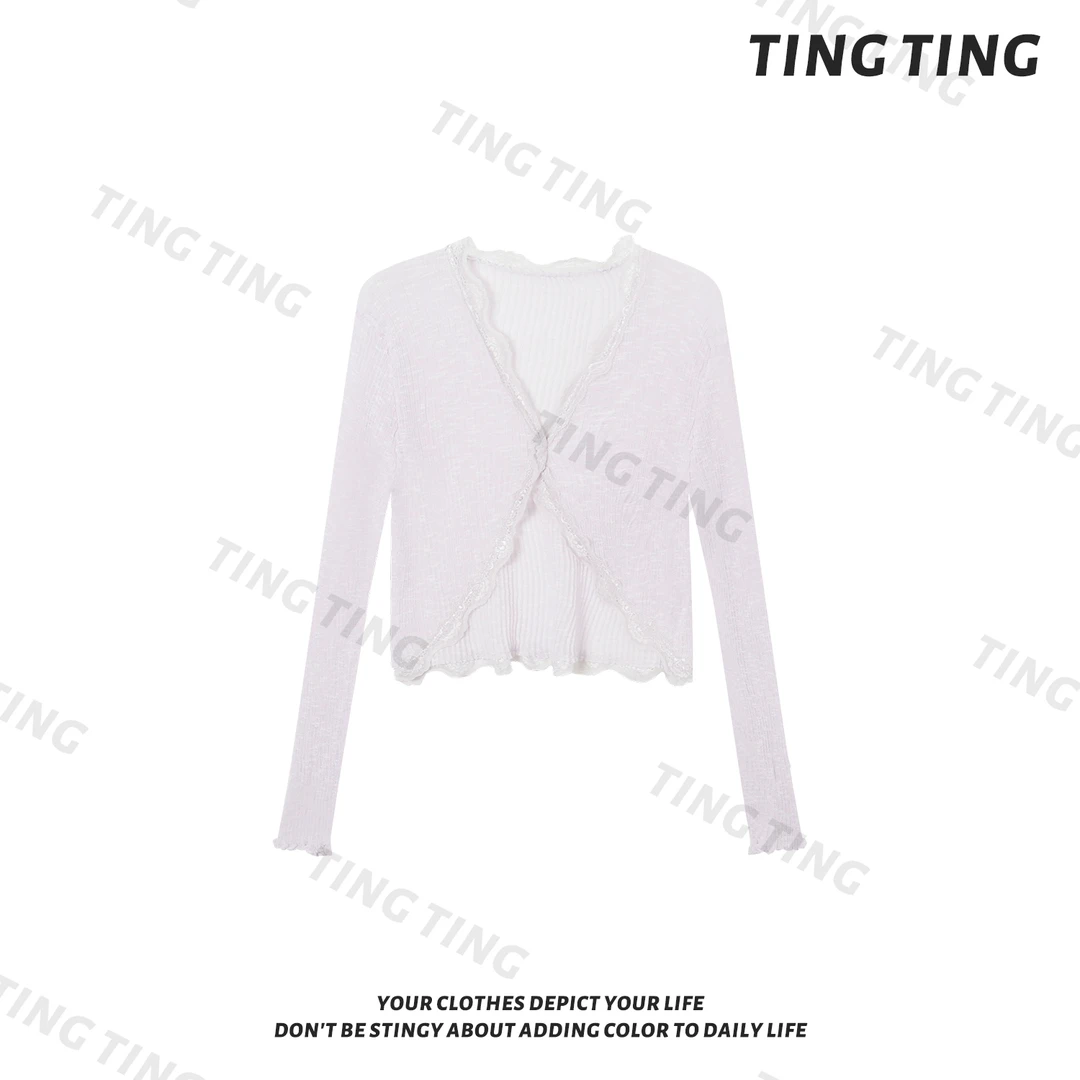 【婷婷】《邂逅•紫萱》同色防晒开衫 NMM8X012【Q】