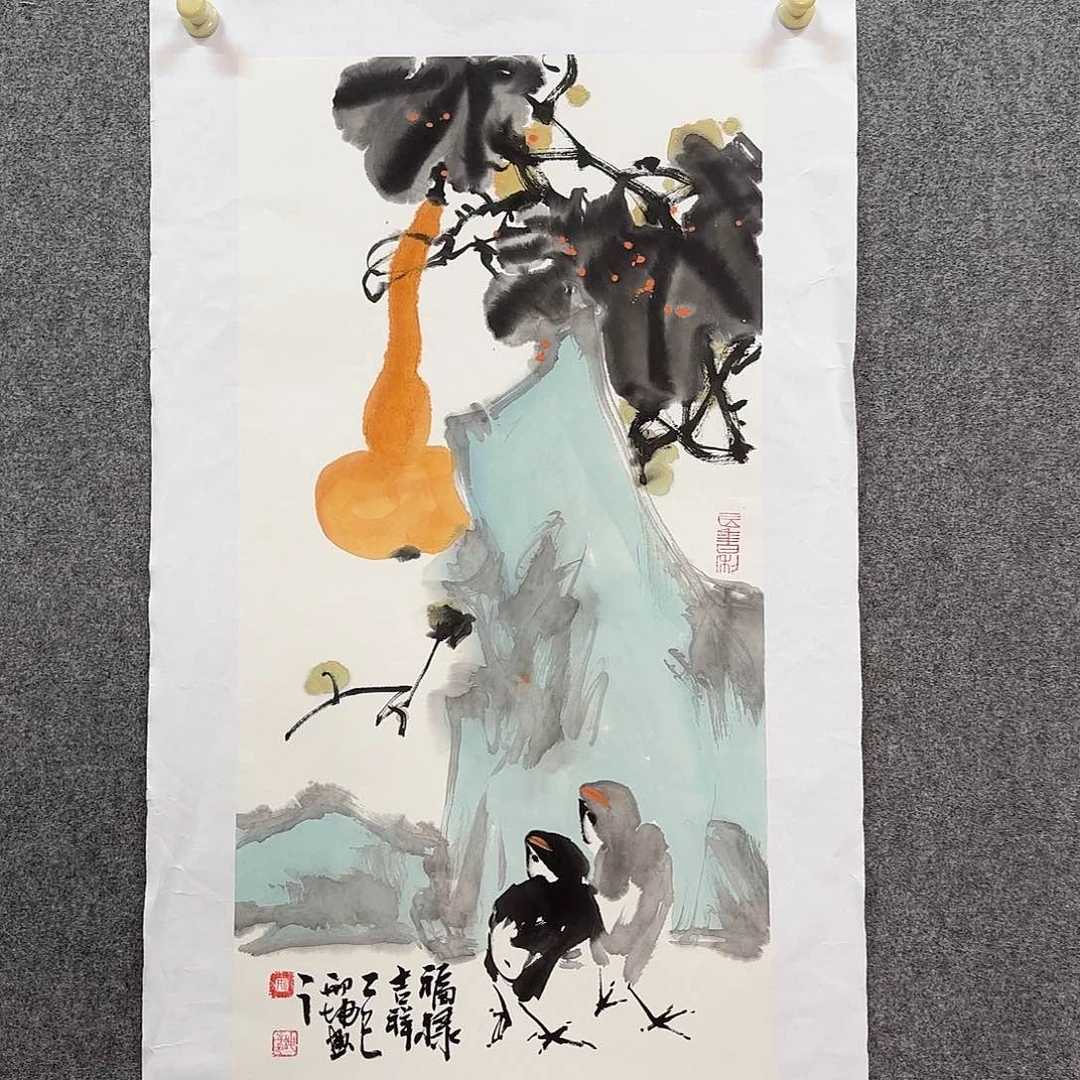 国画zz邢坤老师手绘作品