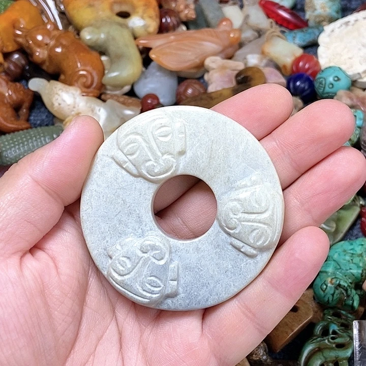 和田玉未镶嵌颈饰91