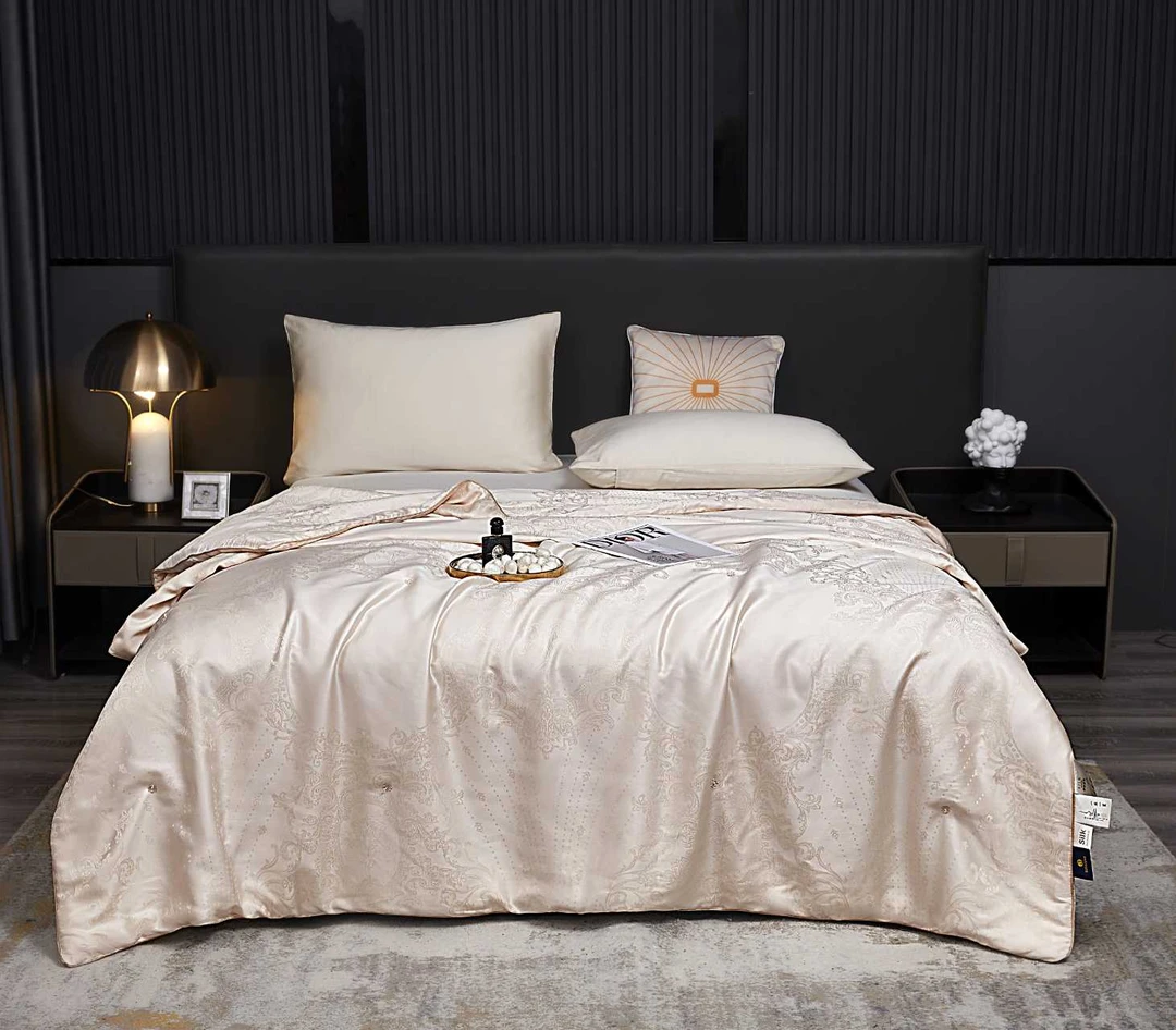 100%桑蚕丝丝绸软缎 亲肤柔软 冰丝凉感