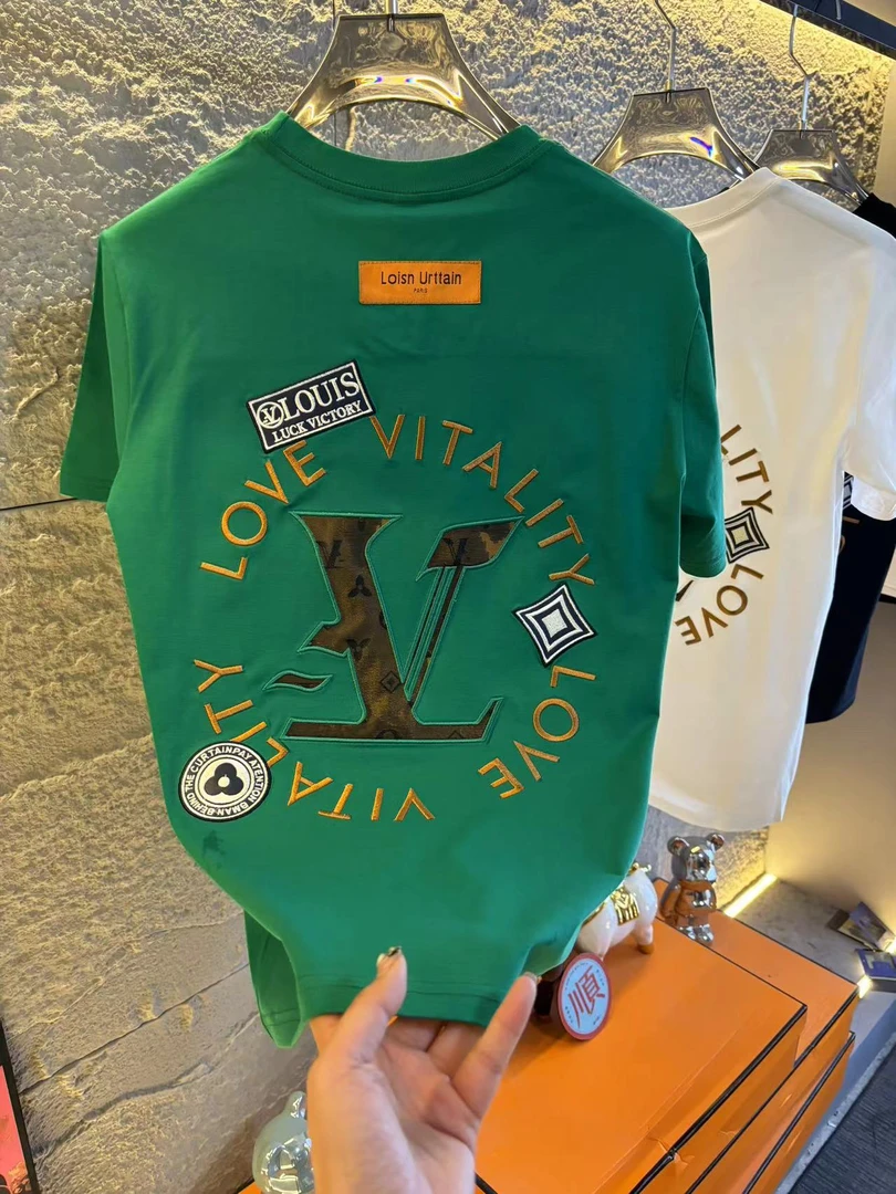 【A】2025年夏季新款休闲男士时尚潮流高品质短袖T恤3393