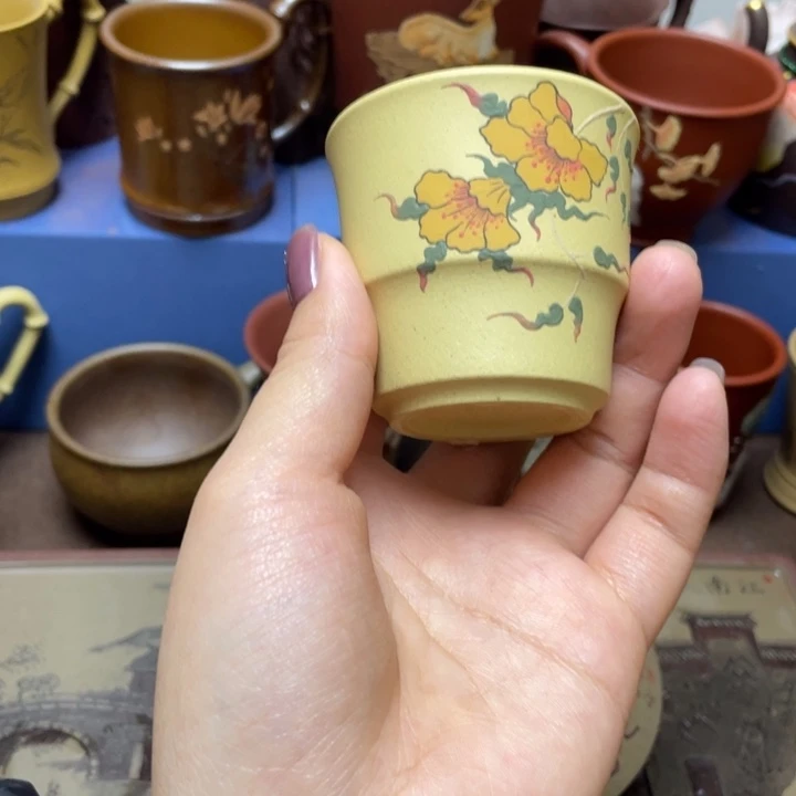 紫砂茶杯紫砂主人杯