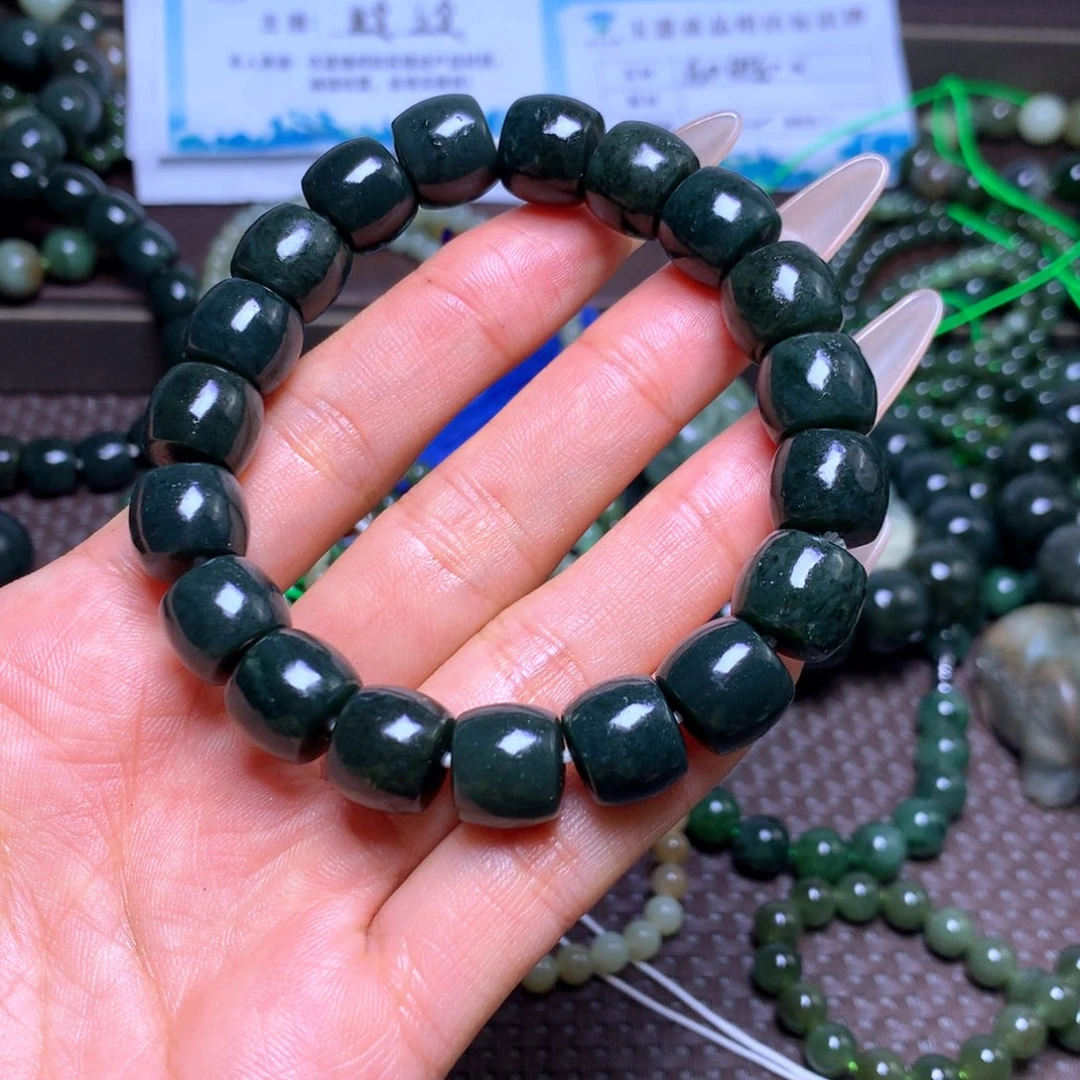 未镶嵌手串和田玉卡12
