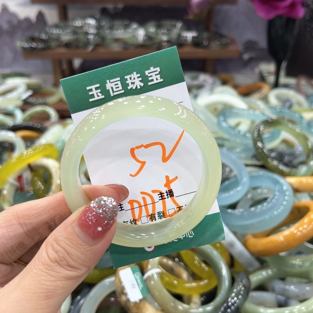 未镶嵌蛇纹石玉手镯手镯
