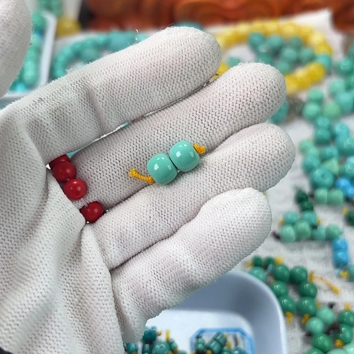 南红玛瑙未镶嵌手链绿松石