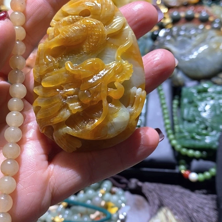 岫玉毛衣链未镶嵌