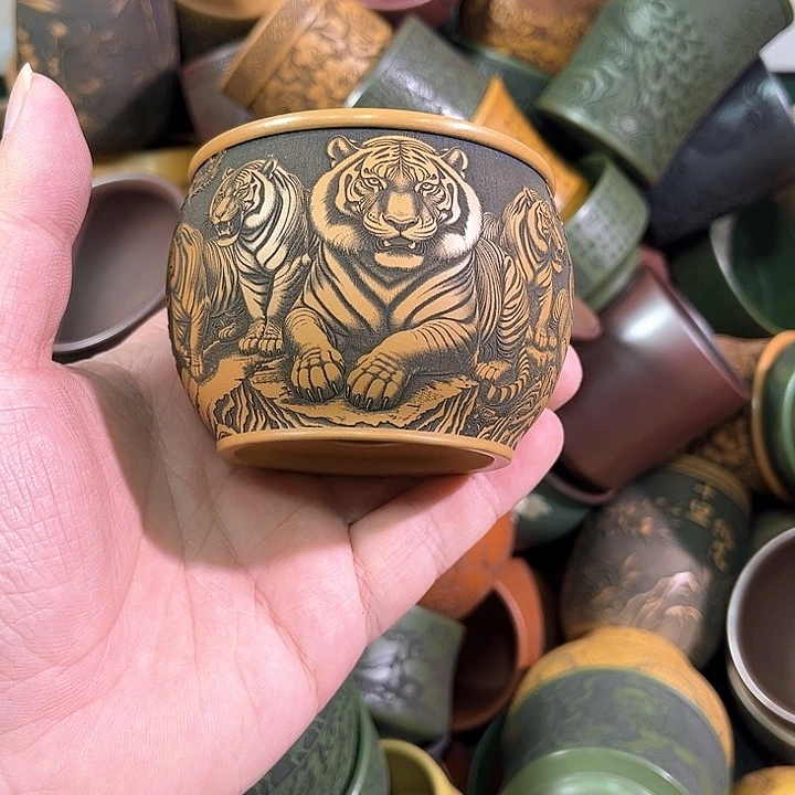 茶杯紫砂全手工紫砂主人杯