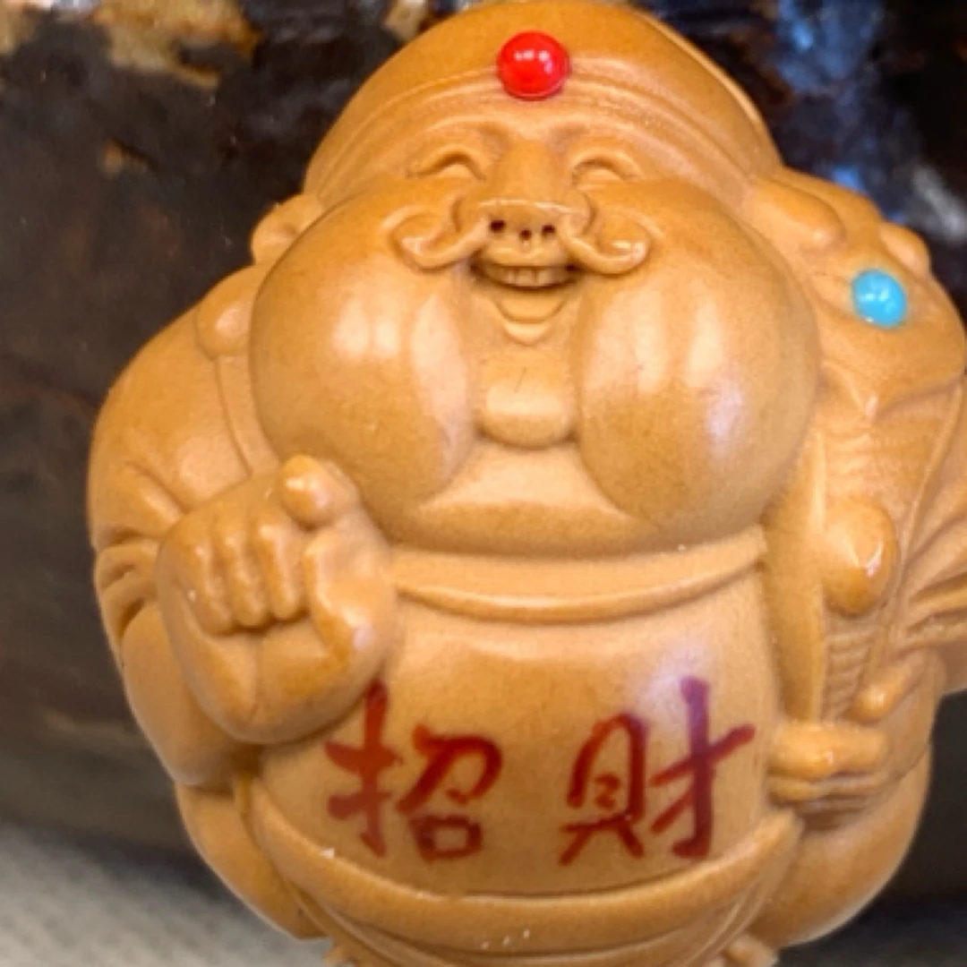 橄榄核雕刻2.1指定发财手串