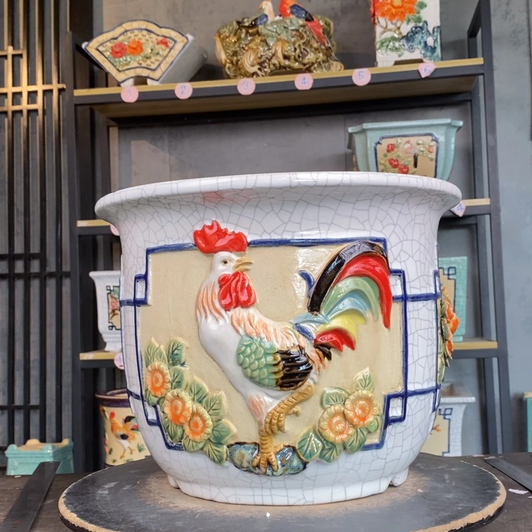 红陶光**月2贴花白色