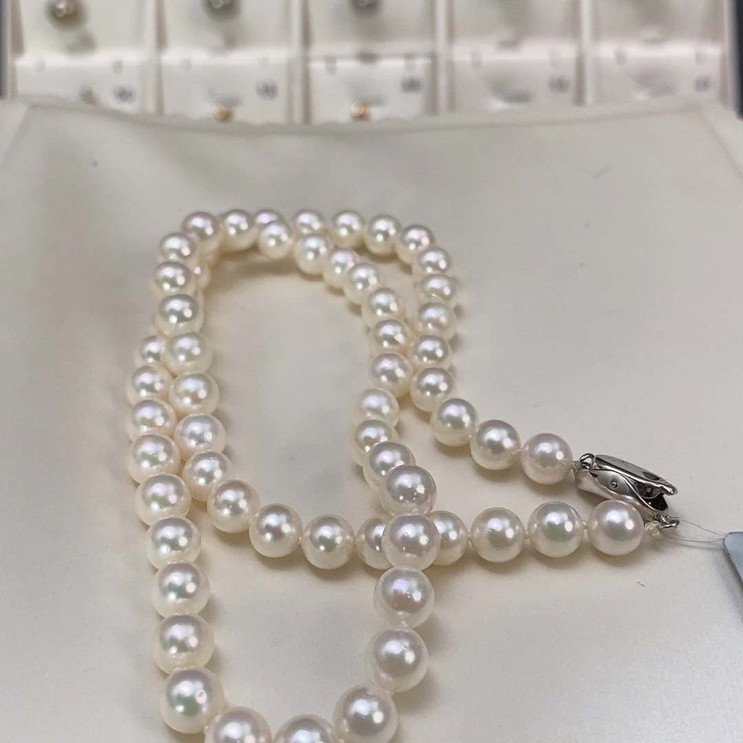 项链海水珍珠未镶嵌6.5-7