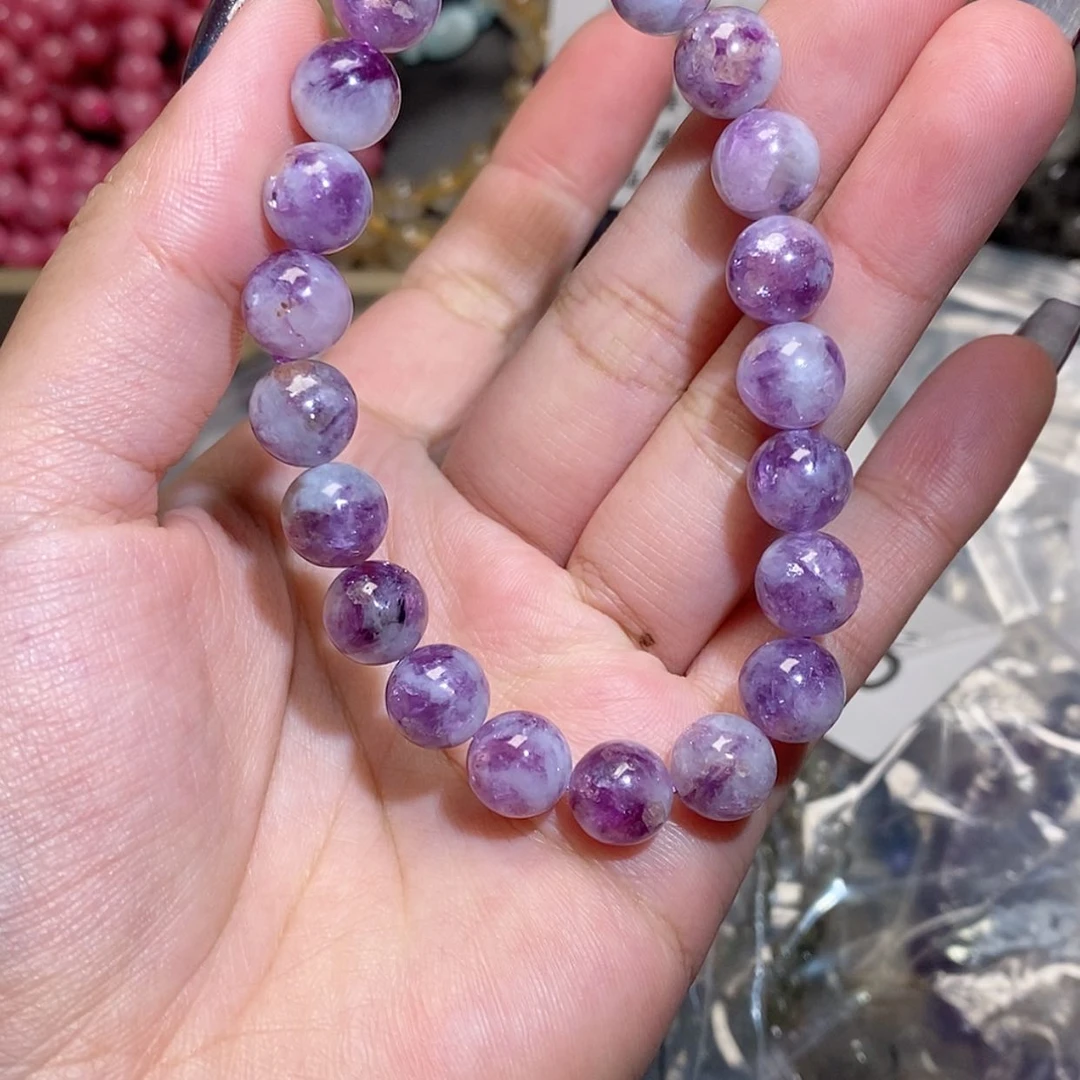 【闪购商品】水晶手链银S925镶嵌紫祖母219