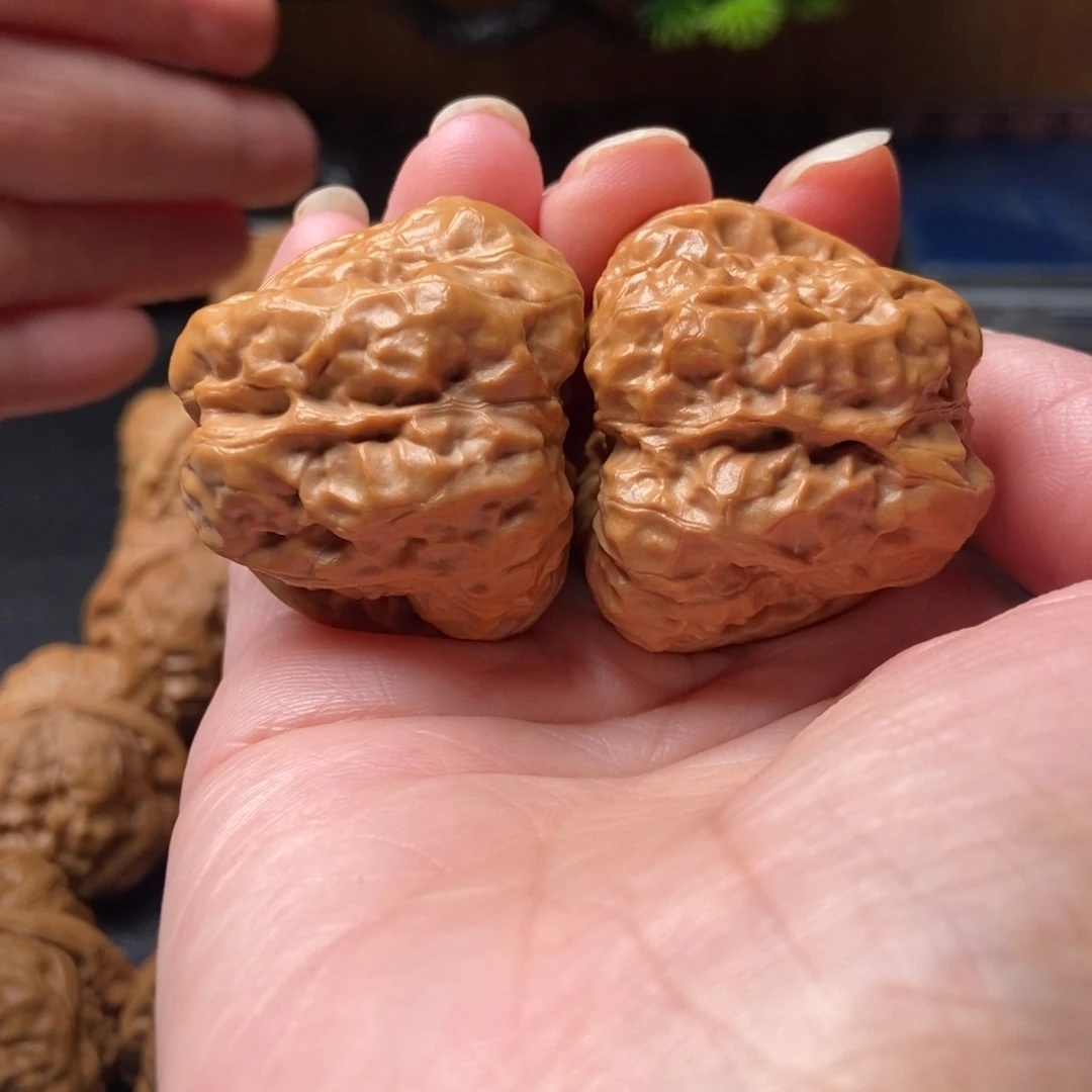 稻***香把件文玩核桃蛤蟆头