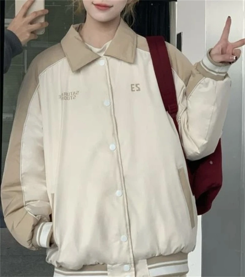 2001-2200号潮牌情侣款厚实保暖棉衣