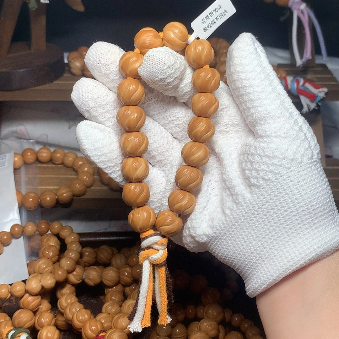核桃手串/手链全品手工雕刻卷卷酥