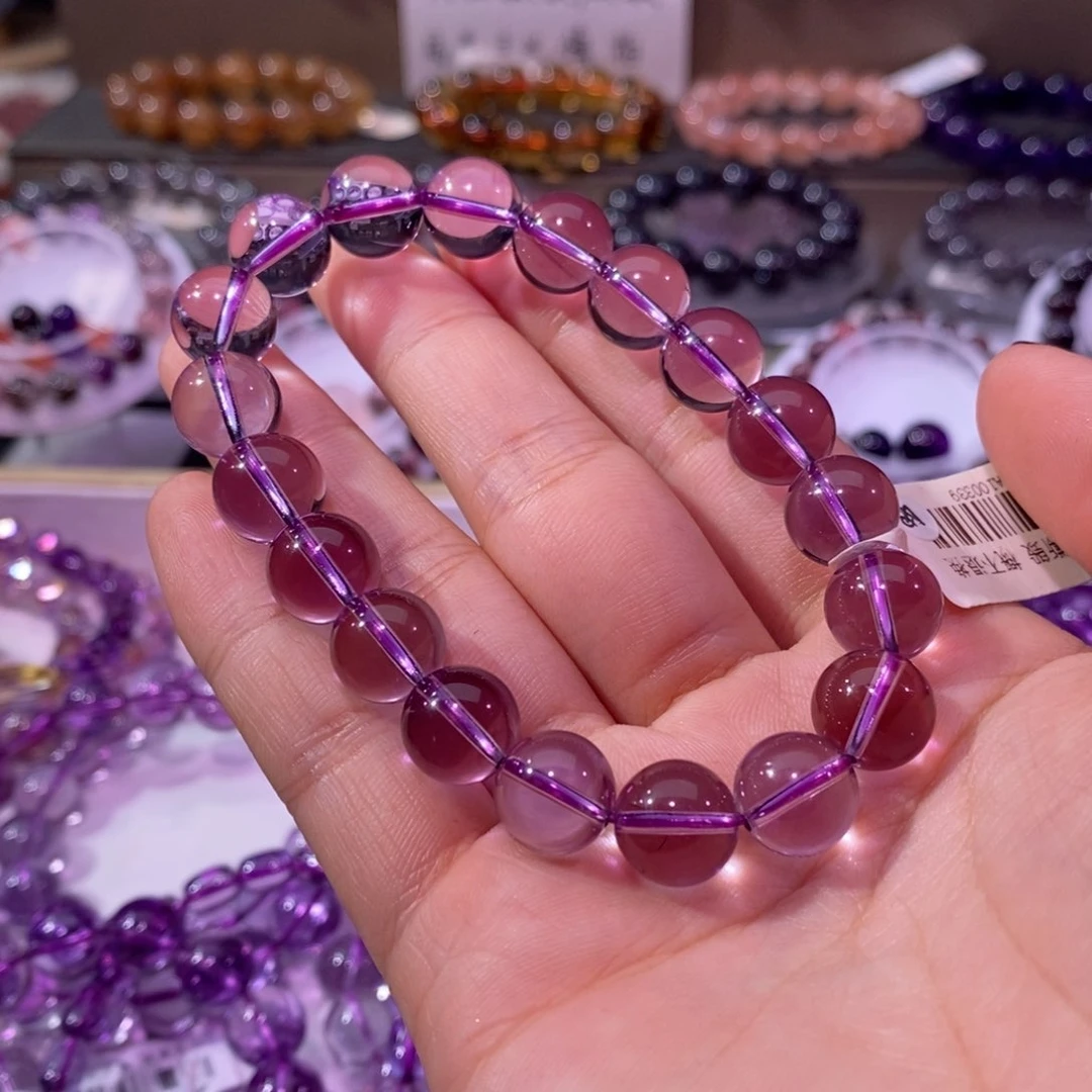 水晶手链未镶嵌小*.紫水晶10+