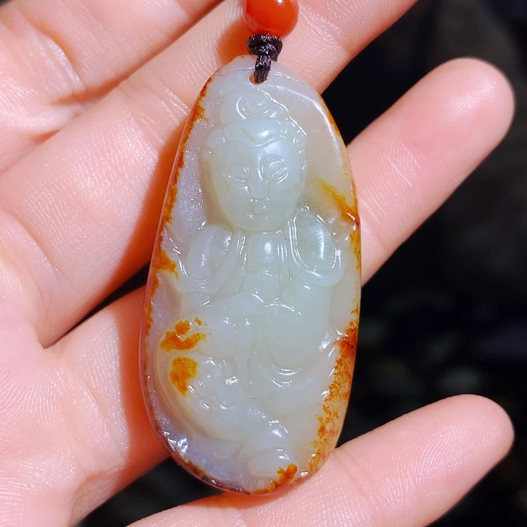 和田玉颈饰未镶嵌